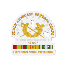 Load image into Gallery viewer, Die-Cut Magnets - JAG Branch w VN SVC
