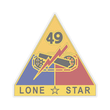 Load image into Gallery viewer, Kiss-Cut Stickers - Army - DUI - 49th Armored Division X 300
