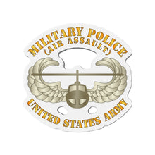 Load image into Gallery viewer, Die-Cut Magnets - Army - Military Police w Air Assault Badge
