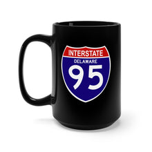 Load image into Gallery viewer, Black Mug 15oz - Govt - Interstate 95 - Delaware
