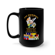 Load image into Gallery viewer, Black Mug 15oz - USS Piedmont (AD-17) w WWII - Korea - Vn Svc
