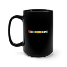 Load image into Gallery viewer, Black Mug 15oz - Army - Vietnam Ribbons SVC bar w 0 Campaign Stars x 300
