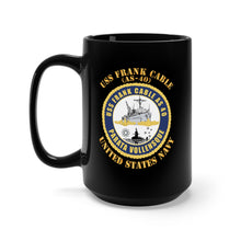 Load image into Gallery viewer, Black Mug 15oz - Navy - USS Frank Cable (AS-40) X 300
