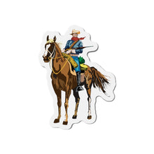 Load image into Gallery viewer, Die-Cut Magnets - Cavalryman - Buffalo Soldier X 300

