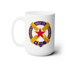 Load image into Gallery viewer, White Ceramic Mug 15oz - Army  - 303rd Armored Cavalry Regiment wo Txt
