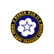 Load image into Gallery viewer, Kiss-Cut Vinyl Decals - Army - Third Army Training Center - WWII
