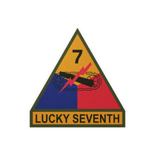 Load image into Gallery viewer, Kiss-Cut Vinyl Decals - SSI - 7th Armored Division w Name Tape X 300
