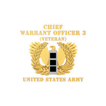 Load image into Gallery viewer, Kiss-Cut Vinyl Decals - Army - Chief Warrant Officer - CW03 - Veteran - Flat - Eagle and Bar X 300
