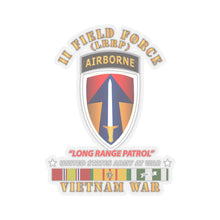 Load image into Gallery viewer, Kiss-Cut Stickers - Army - II Field Force - Airborne Tab - LRP - Vietnam w VN SVC
