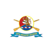 Load image into Gallery viewer, Kiss-Cut Vinyl Decals - Army - 28th Infantry Division - DUI - w Br - SSI - Ribbon X 300
