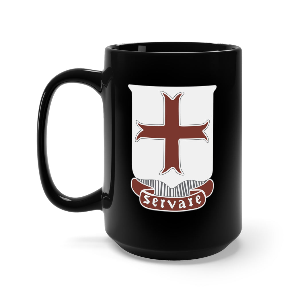 Black Mug 15oz - DUI - 8th Medical Battalion V2 wo Txt 300