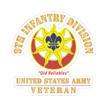 Load image into Gallery viewer, Kiss - Cut Stickers - Army - DUI - 9th Infantry Division - Old Reliables - US Army Veteran X 300
