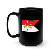 Load image into Gallery viewer, Black Mug 15oz - 1st Squadron, 1st Cavalry Regiment - Guidon X 300
