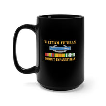 Load image into Gallery viewer, Black Mug 15oz - Vietnam Veteran - Cbt Infantryman w CIB VN SVC X 300
