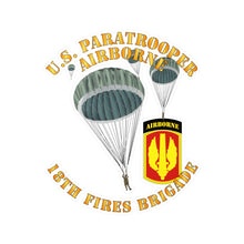 Load image into Gallery viewer, Kiss-Cut Vinyl Decals - Army - US Paratrooper - 18th Fires Brigade
