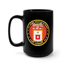 Load image into Gallery viewer, Black Mug 15oz - Army - Fort Gordon Center - Signal School, COA Fort Gordon, GA X 300
