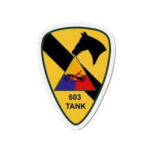Load image into Gallery viewer, Die-Cut Magnets - Army - 603rd Medium Tank Co  - 1st Cav wo Txt
