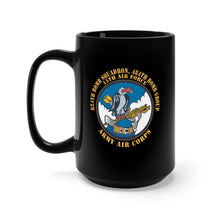 Load image into Gallery viewer, Black Mug 15oz - 824th Bomb Squadron, 484th Bomb Group - 15th AAF - V2 Color w Txt X 300
