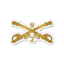 Load image into Gallery viewer, Die-Cut Magnets -SSI -  Army - 2nd Squadron, 9th Cavalry Branch wo Txt X 300
