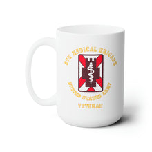 Load image into Gallery viewer, White Ceramic Mug 15oz - Army - 5th Medical Brigade - Veteran
