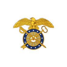 Load image into Gallery viewer, Kiss-Cut Vinyl Decals - Army - Quartermaster Corps Branch wo txt
