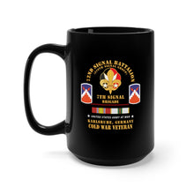 Load image into Gallery viewer, Black Mug 15oz - Army - 72nd Signal Bn, 516th Signal Gp, 7th SIgnal Bde, Karlsruhe, Germany w COLD SVC X 300
