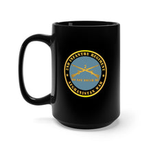 Load image into Gallery viewer, Black Mug 15oz - Army - 2nd  Infantry Regiment Branch - Do Not Touch Me - Afghanistan War X 300
