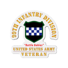 Load image into Gallery viewer, Die-Cut Magnets - Army - SSI - 99th Infantry Division - Battle Babies - US Army Veteran X 300
