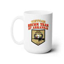 Load image into Gallery viewer, White Ceramic Mug 15oz - RECON TEAM -  Recon Team - RT Arkansas
