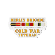 Load image into Gallery viewer, Die-Cut Magnets - Army - Berlin Bde w OCCUPY COLD SVC  BAR X 300
