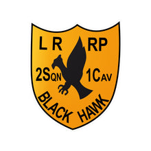 Load image into Gallery viewer, Kiss-Cut Vinyl Decals - Army - 2nd Squadron, 1st Cav Regt  LRRP - Black Hawk
