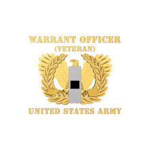 Load image into Gallery viewer, Kiss-Cut Vinyl Decals - Army - Warrant Officer - W01 - Veteran - Flat - Eagle and Bar X 300
