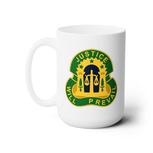 Load image into Gallery viewer, White Mug 15oz - Army - 3rd Military Police Group DUI wo Txt
