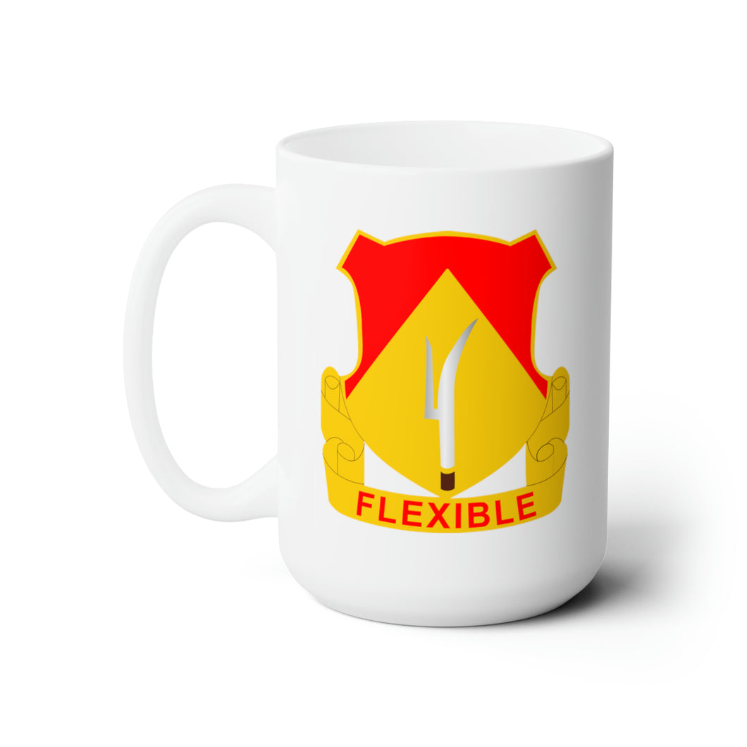 White Ceramic Mug 15oz - Army - 94th Field Artillery Regiment  wo Txt