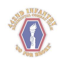 Load image into Gallery viewer, Kiss-Cut Stickers - Army - 442nd Infantry Regimental Combat Team
