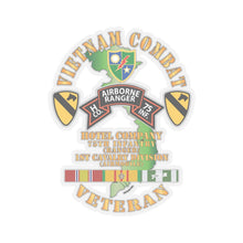 Load image into Gallery viewer, Kiss-Cut Stickers - Army - Vietnam Combat Veteran w  E Co - 52nd Inf ABN - 1st Cav Div X 300
