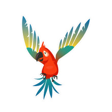 Load image into Gallery viewer, Kiss-Cut Vinyl Decals  - Flying Parrot
