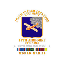 Load image into Gallery viewer, Kiss-Cut Vinyl Decals - Army  - 194th Glider Infantry Regiment - WWII w EUR SVC
