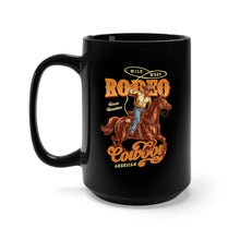 Load image into Gallery viewer, Black Mug 15oz - Rodeo Cowboy X 300
