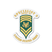Load image into Gallery viewer, Die-Cut Magnets - Army - Enlisted - SPEC 9 - Specialist 9  - Std X 300
