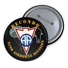 Load image into Gallery viewer, Custom Pin Buttons - Recondo - Para - 82AD
