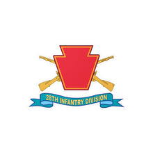 Load image into Gallery viewer, Kiss-Cut Vinyl Decals - Army - 28th Infantry Division - w Br - SSI - Ribbon X 300
