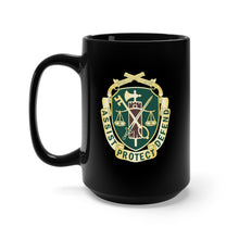 Load image into Gallery viewer, Black Mug 15oz - Military Police Corps Regimental DUI wo Txt X 300
