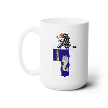 Load image into Gallery viewer, White Ceramic Mug 15oz - Army - COA - 50th Infantry Regiment wo Txt
