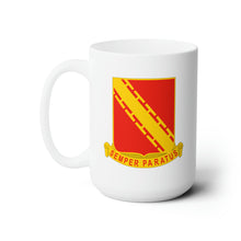 Load image into Gallery viewer, White Ceramic Mug 15oz - Army - 52nd Air Defense Artillery Regiment wo Txt
