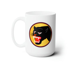Load image into Gallery viewer, White Ceramic Mug 15oz - Army - 66th Infantry Division - Black Panther Division wo Txt
