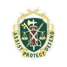 Load image into Gallery viewer, Kiss - Cut Stickers - Military Police Corps Regimental DUI wo Txt X 300

