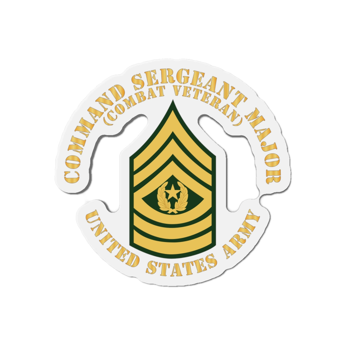 Die-Cut Magnets -SSI - Army - Command Sergeant Major - CSM - Combat Ve ...