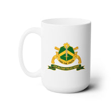 Load image into Gallery viewer, White Mug 15oz -Army - 8th Military Police Group w Br - Ribbon
