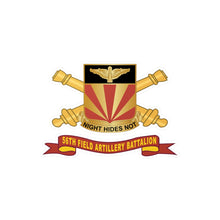 Load image into Gallery viewer, Kiss-Cut Vinyl Decals - 56th Field Artillery Battalion - DUI w Br - Ribbon X 300

